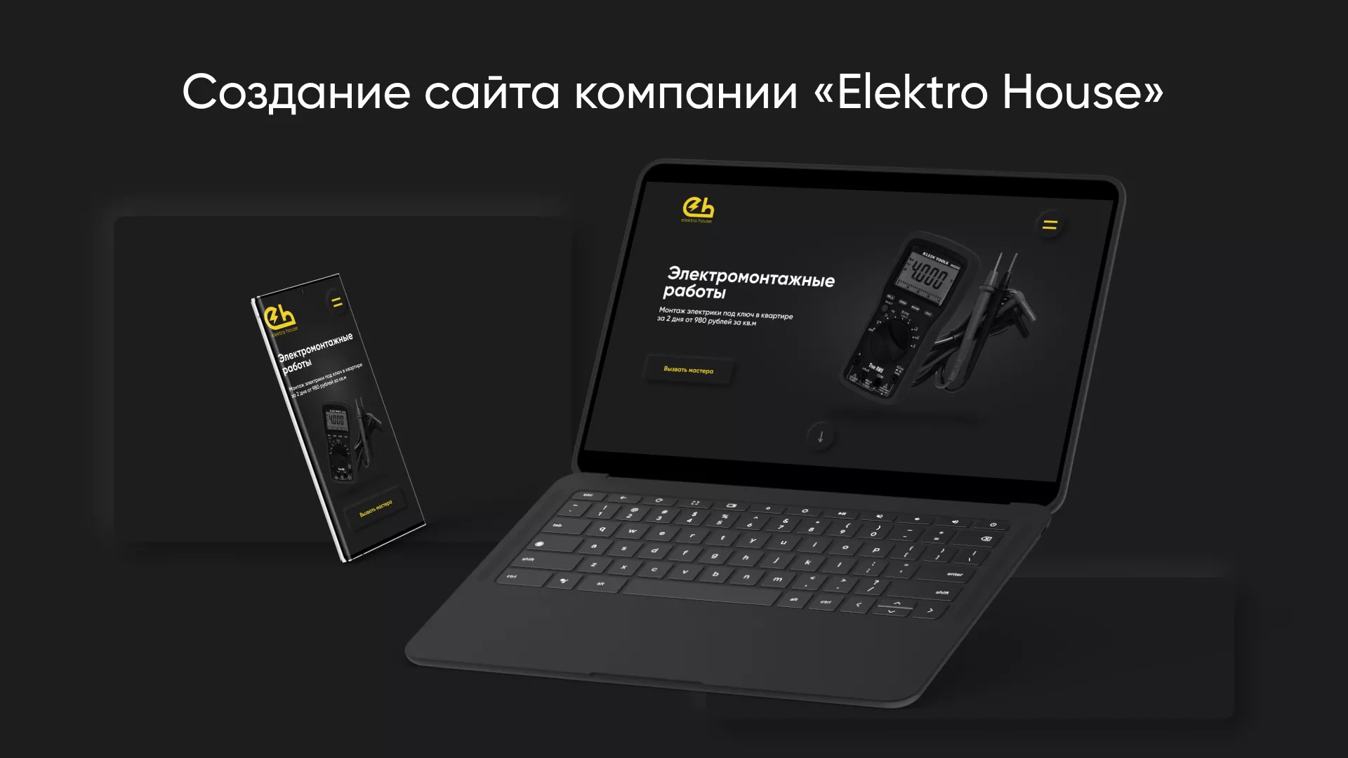 Создание сайта компании «Elektro House» в Устюжне