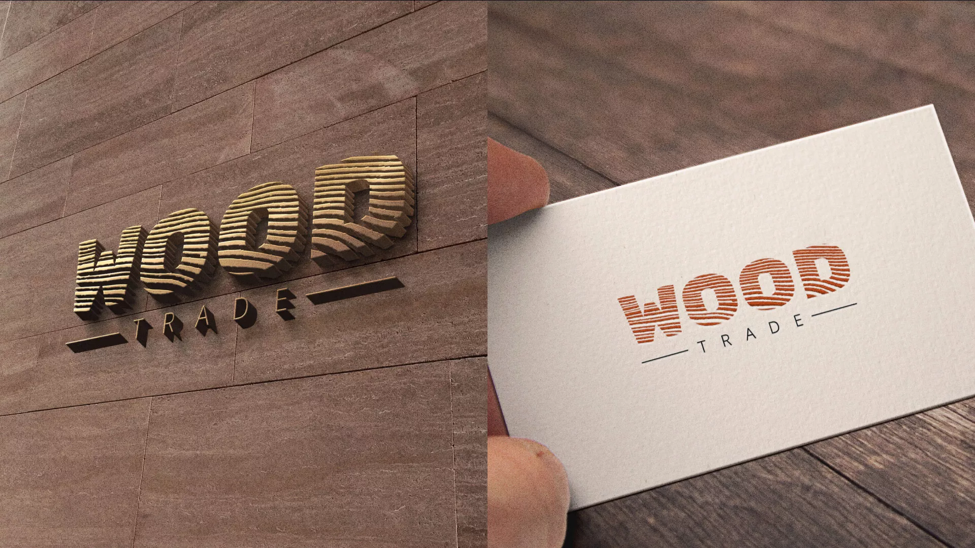 Разработка логотипа для компании «Wood Trade» в Устюжне
